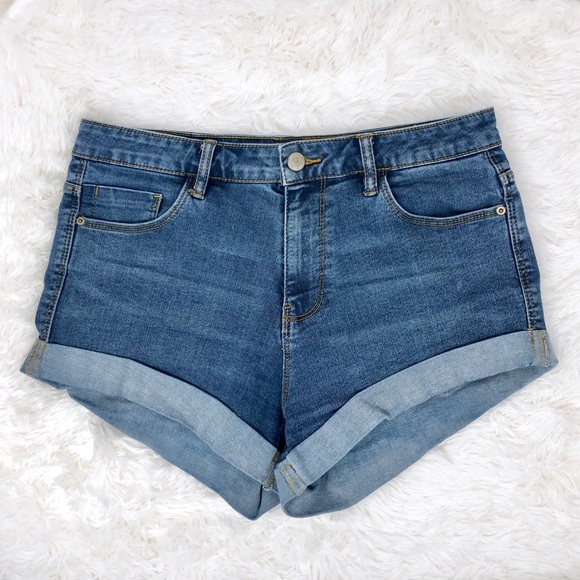 Zara Pants - Zara High Waisted Denim Shorts Size 8